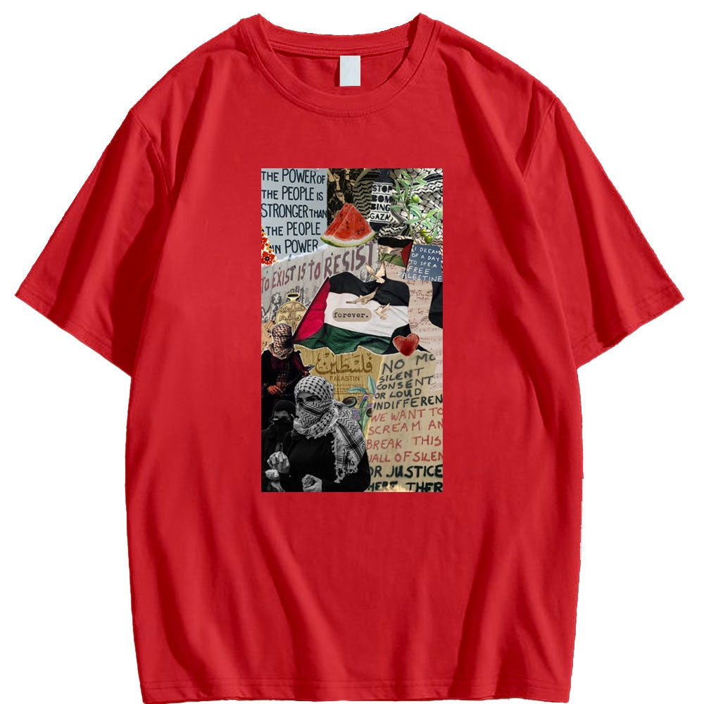 Camiseta con Imágenes de La Historia Palestina (Varios Diseños Disponibles)
