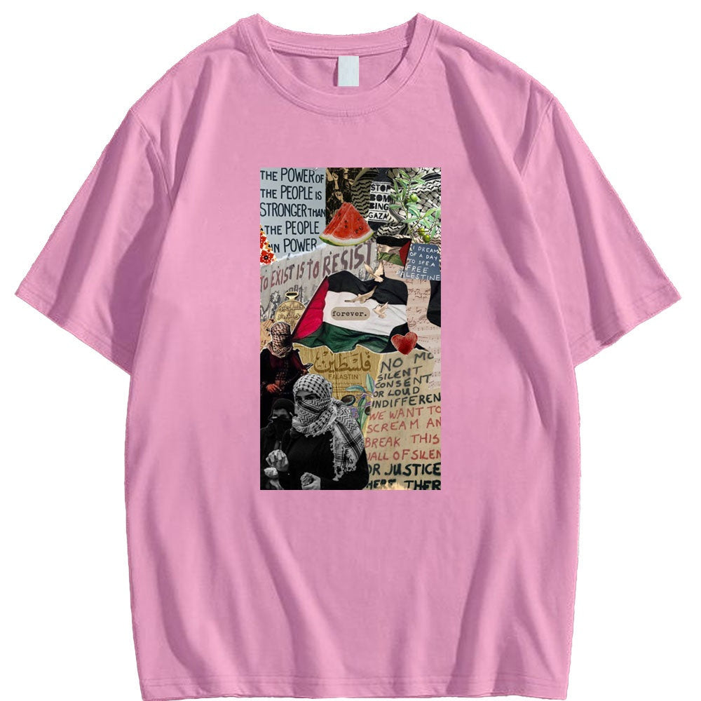 Camiseta con Imágenes de La Historia Palestina (Varios Diseños Disponibles)