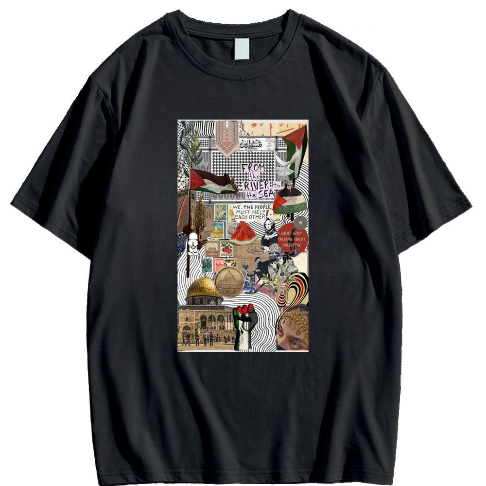 Camiseta con Imágenes de La Historia Palestina (Varios Diseños Disponibles)