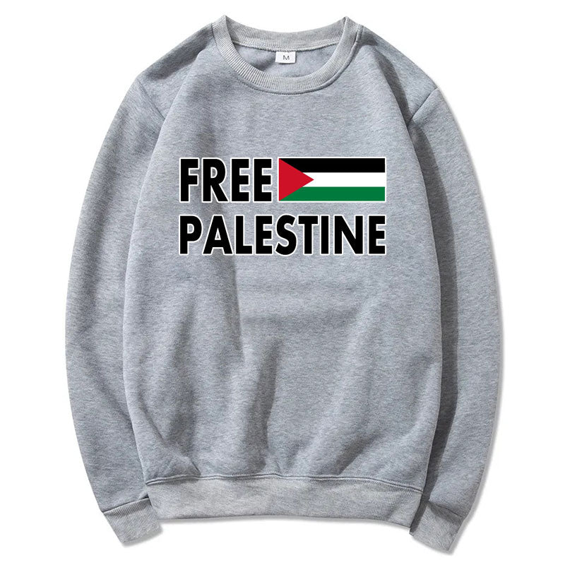 Gray / XS Free Palestine Sweater | Project Palestine