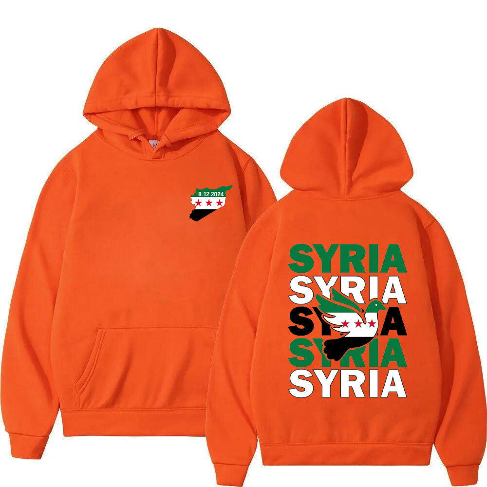 Orange / XS Syrian Dove Hoodie | Project Palestine