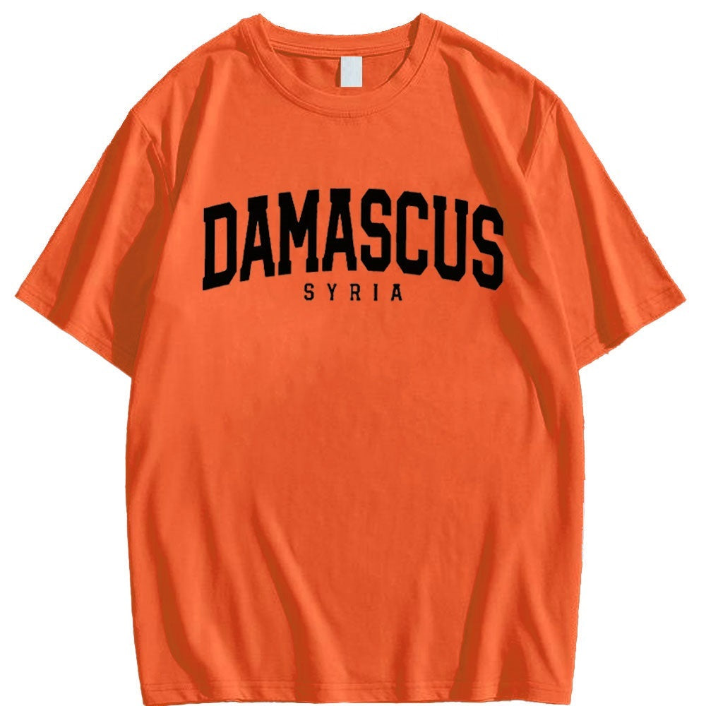 Orange / XS Damascus Syria Shirt | Project Palestine