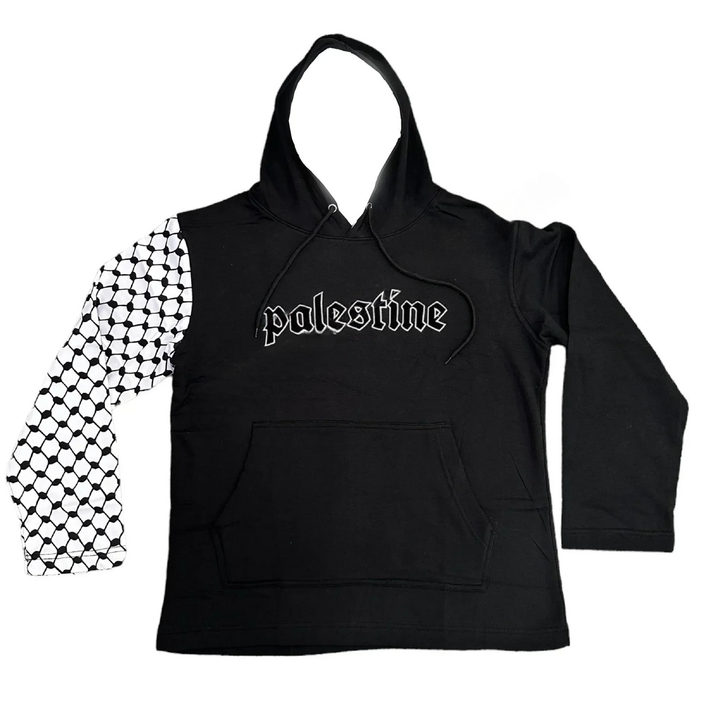 XS Palestine Keffiyeh Arm Hoodie | Project Palestine