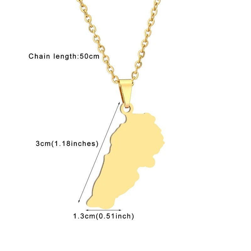 Collier/Chaîne Géographie Libanaise