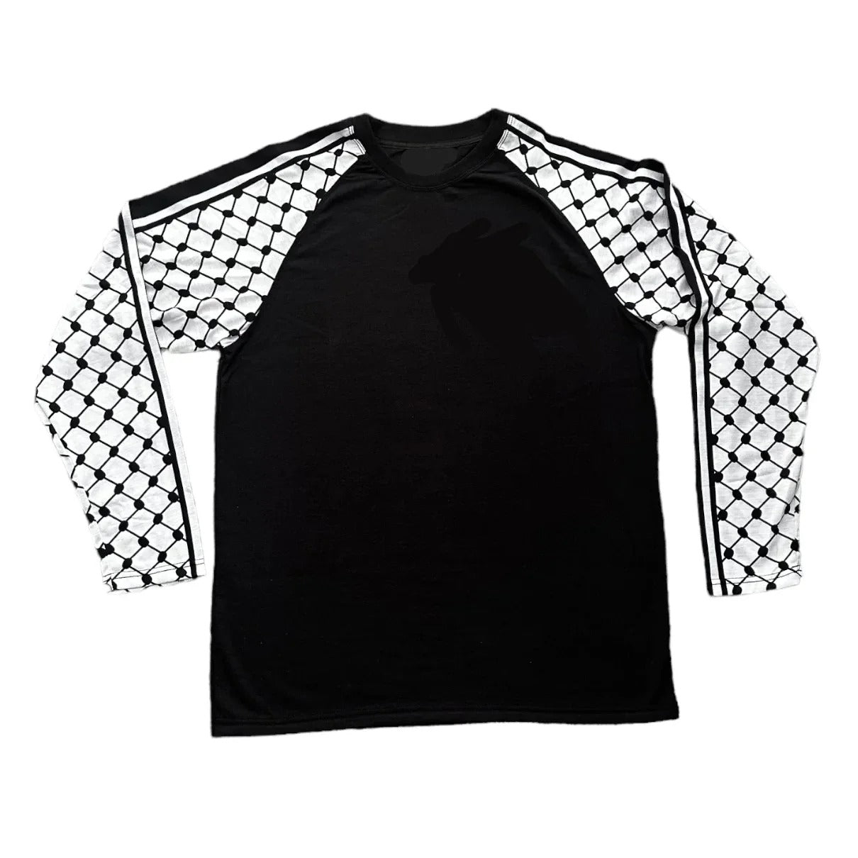 Keffiyeh Arms Only (Black Sweater) / XS Keffiyeh Sweater (Multiple Designs Available) | Project Palestine