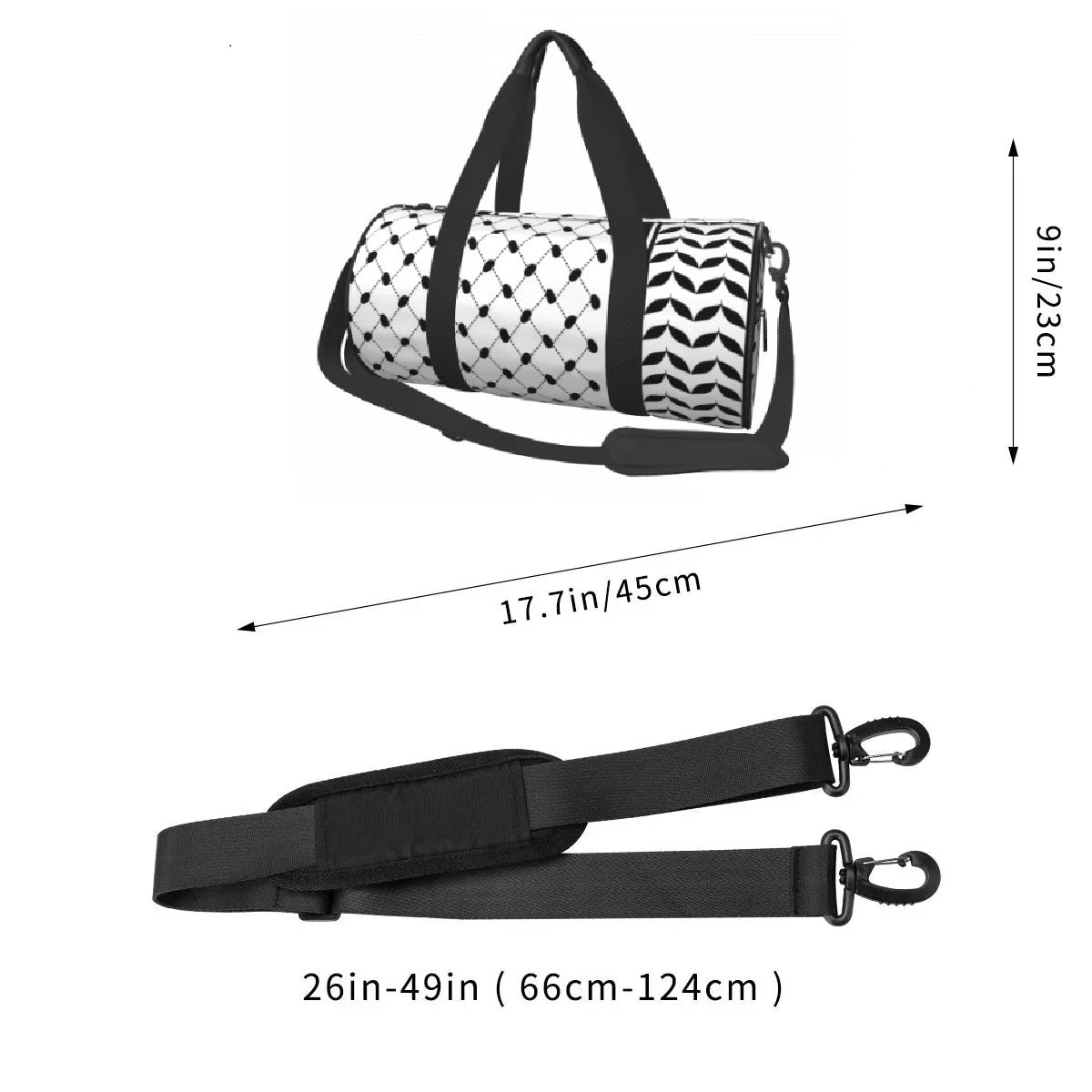 Default Title Keffiyeh Duffel Bag | Project Palestine