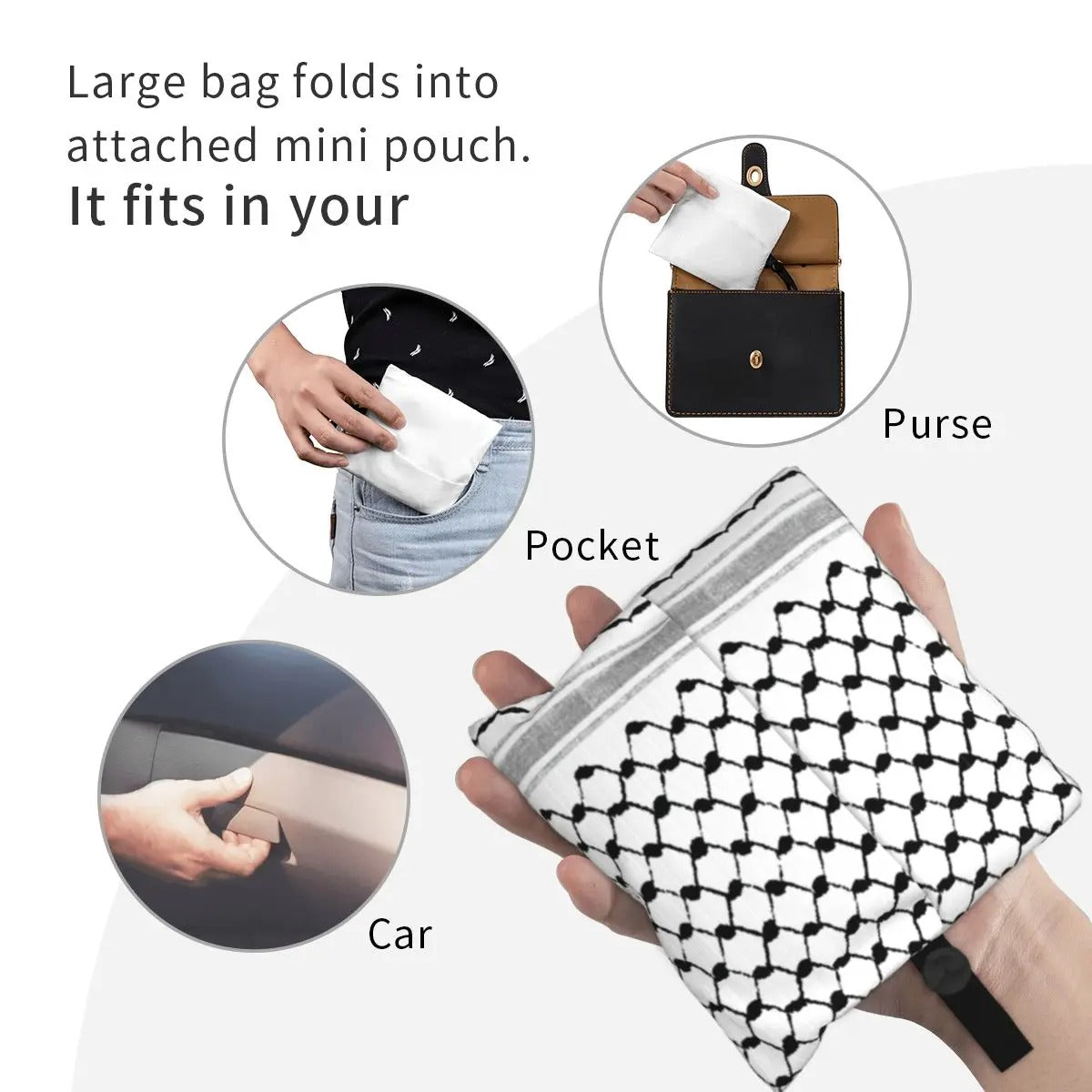 Original Keffiyeh Bag (Keffiyeh Collection) | Project Palestine