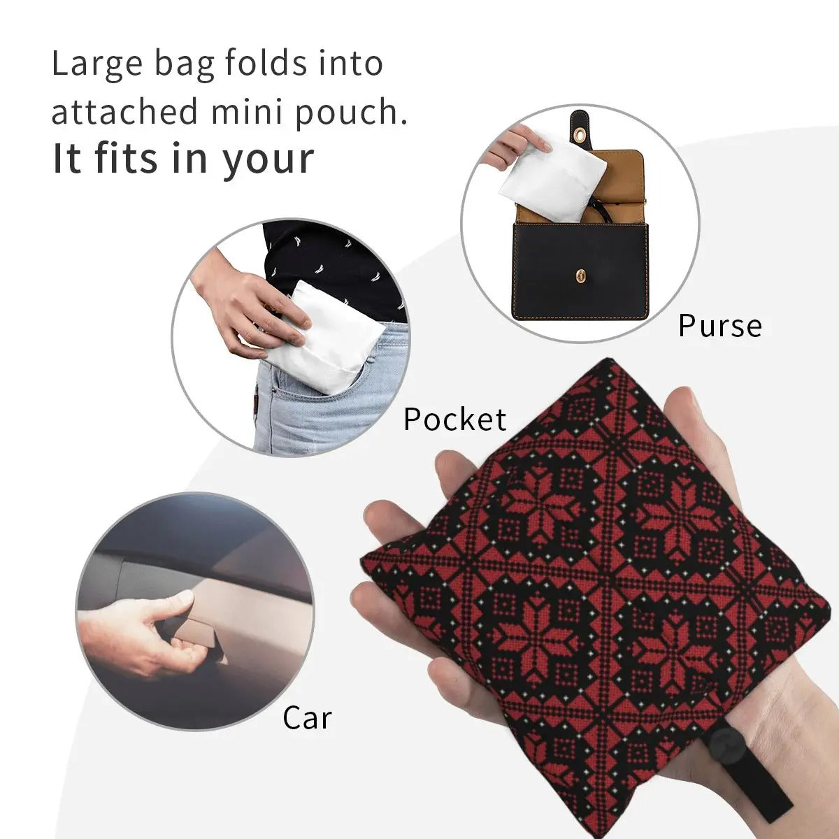 Default Title Palestinian Jordanian Tatreez Bag | Project Palestine