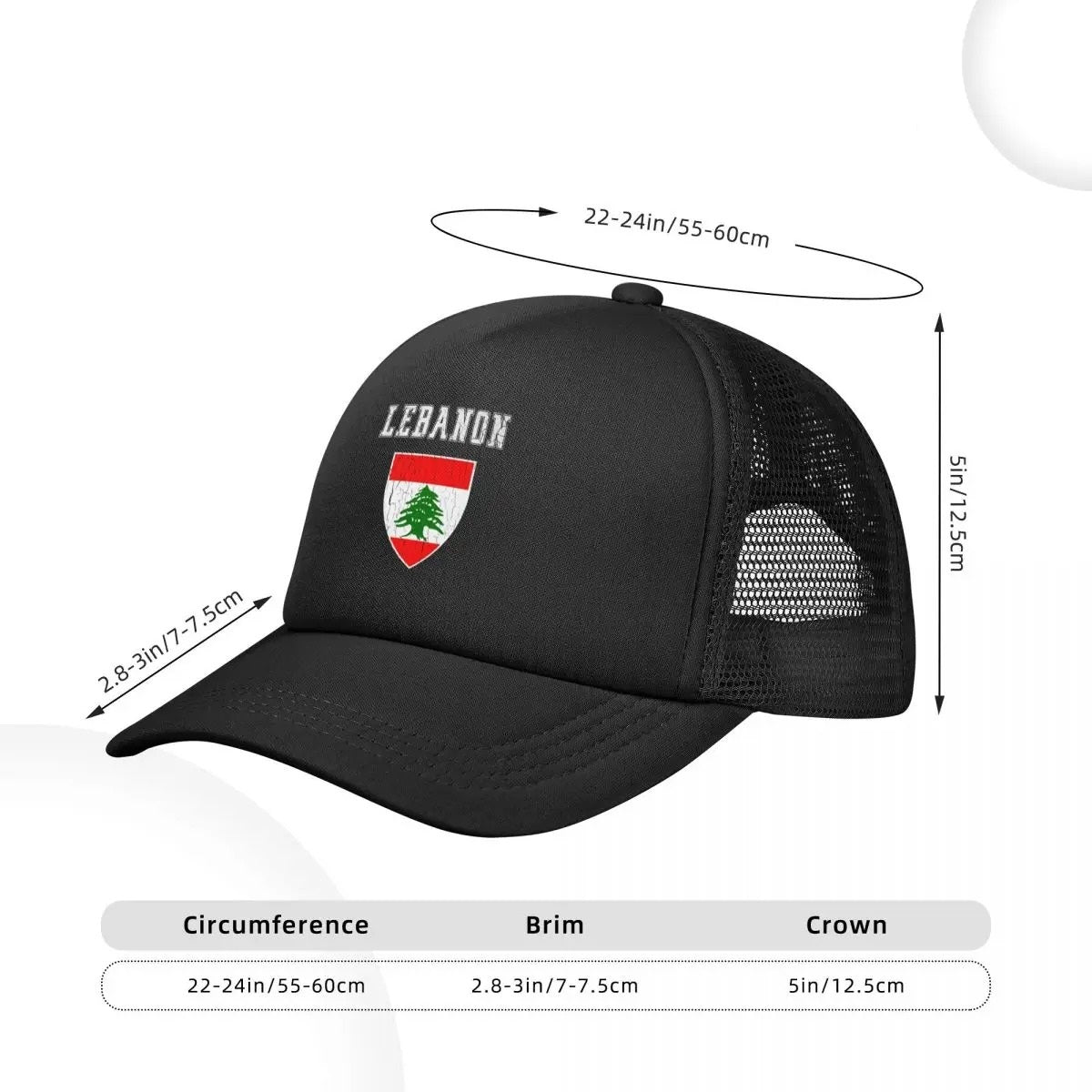 Black Lebanese Hat | Project Palestine