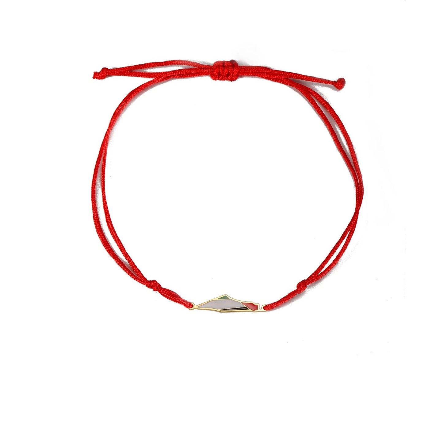 Red Palestine Rope Bracelet (Thin) | Project Palestine