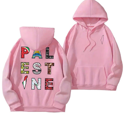 Colorful Palestine Hoodie