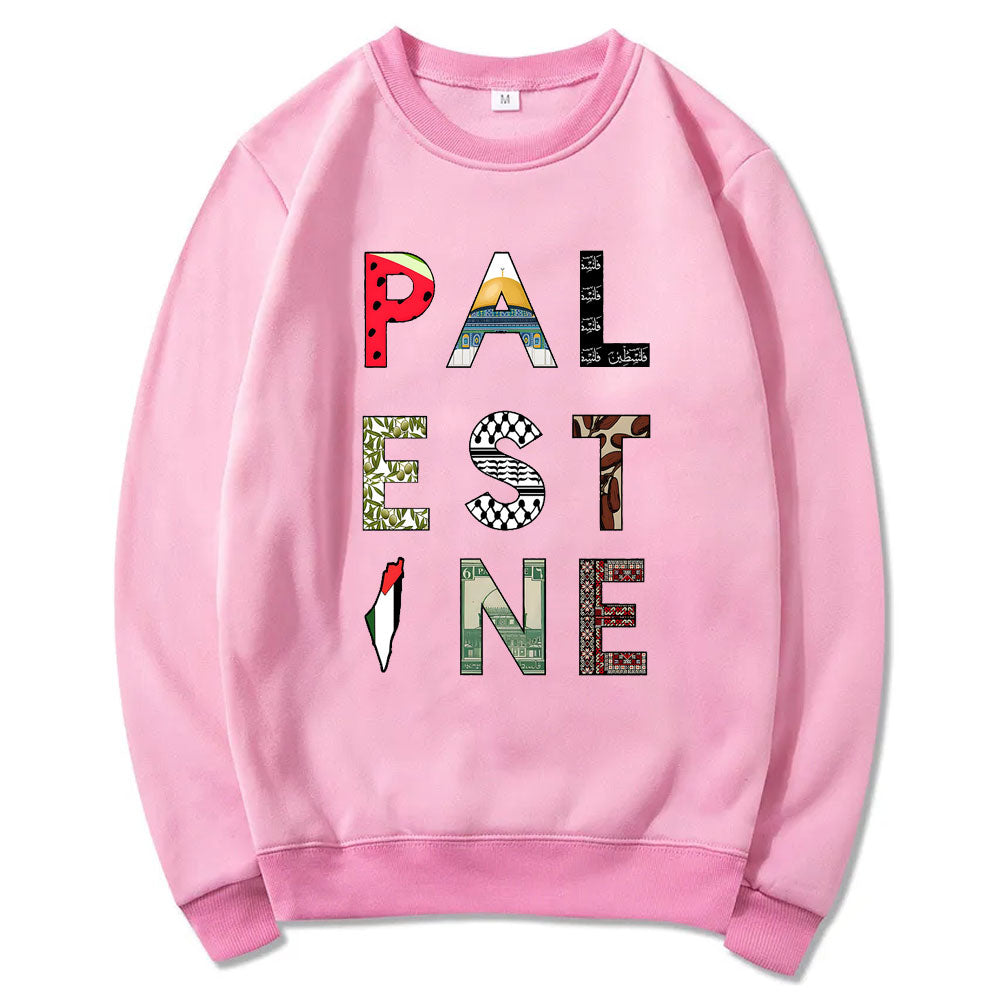 Colorful Palestine Sweater