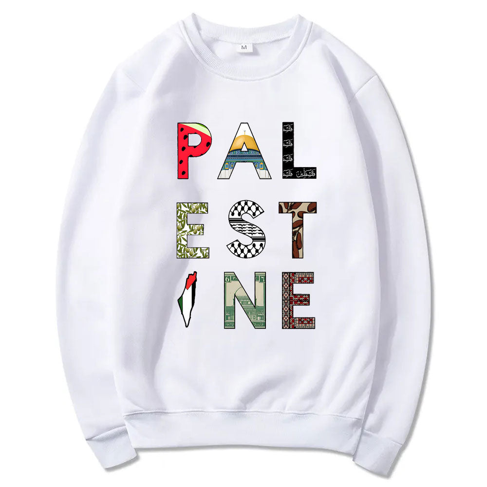 Colorful Palestine Sweater