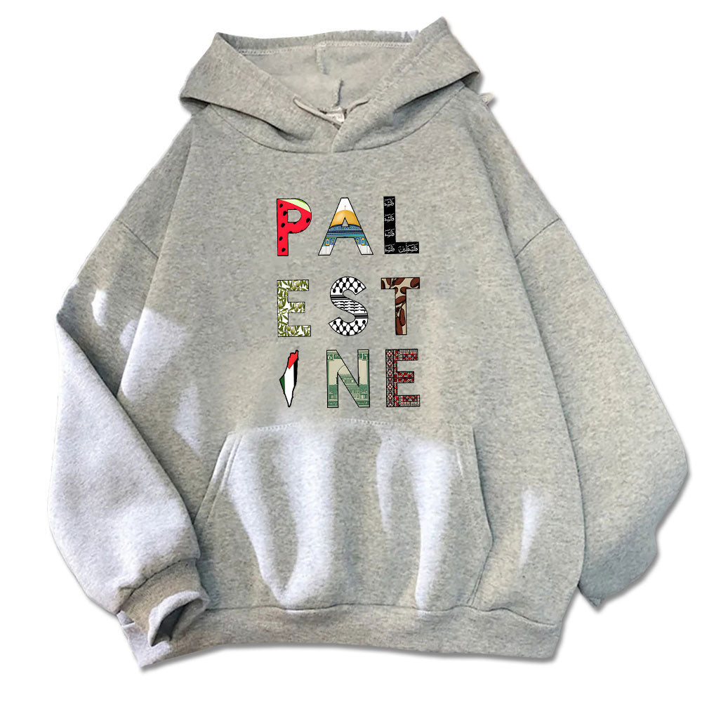 Colorful Palestine Hoodie