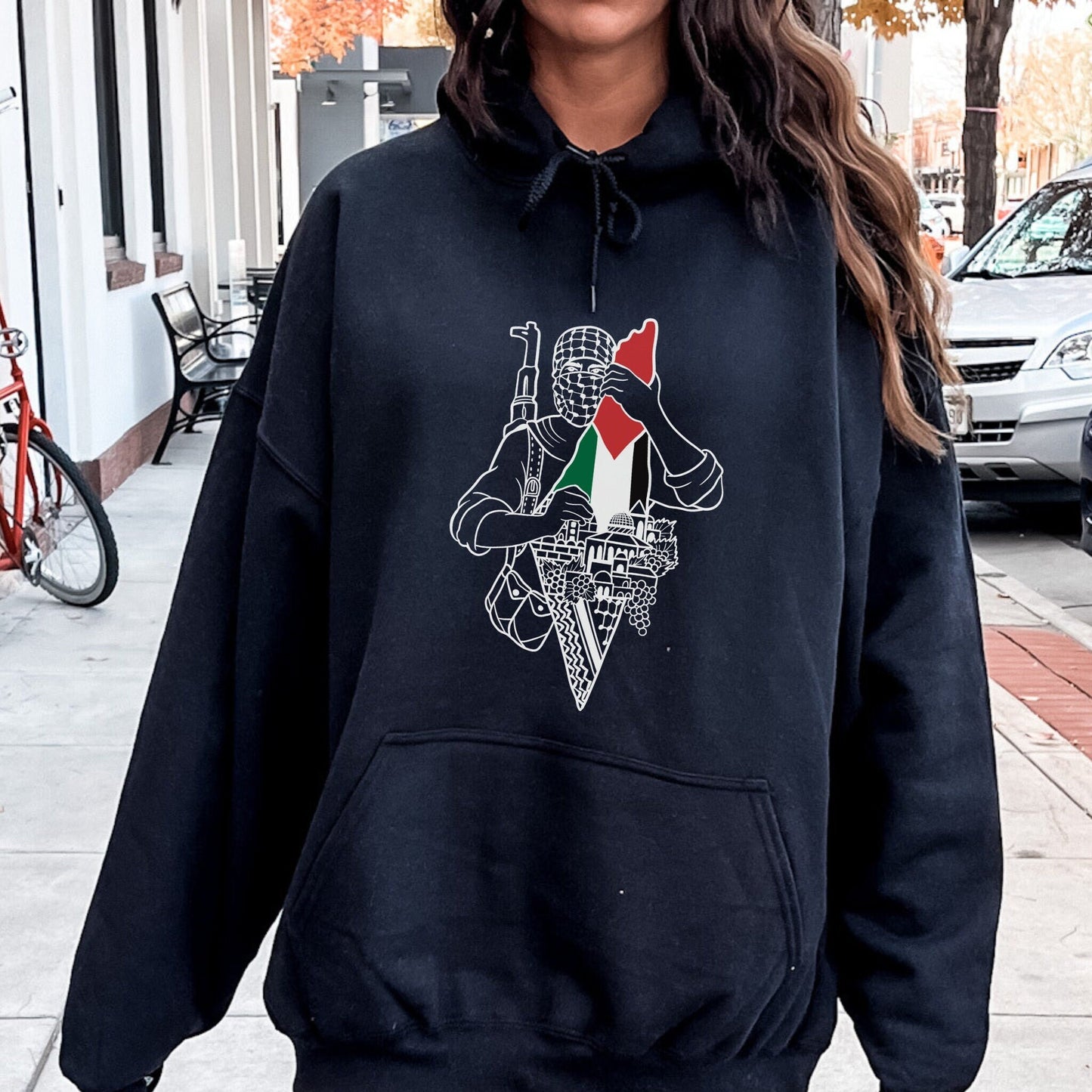 Sudadera con capucha del Protector de Palestina 