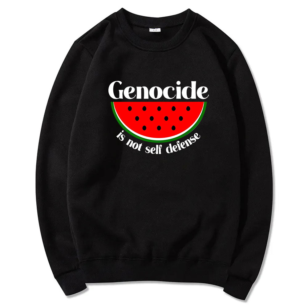 Genocide is Not Self Defense Sweater