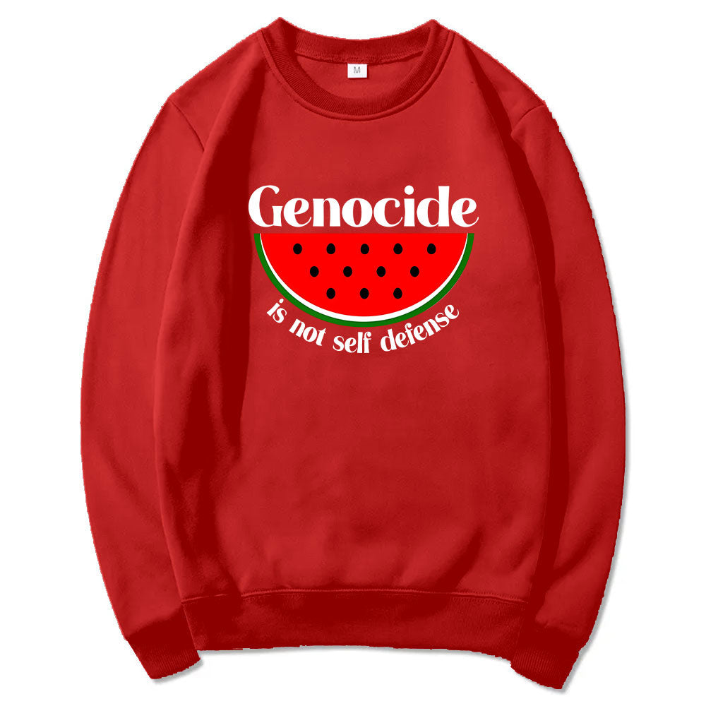 Genocide is Not Self Defense Sweater