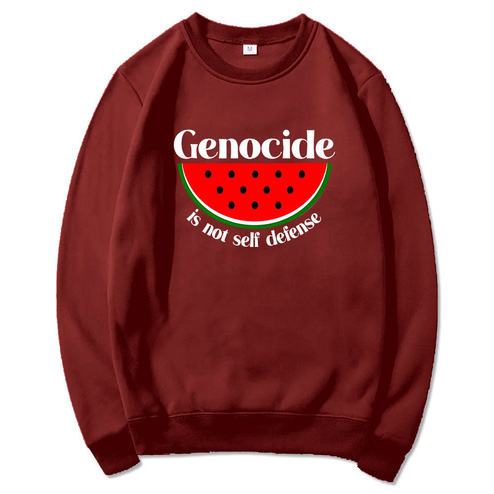 Genocide is Not Self Defense Sweater