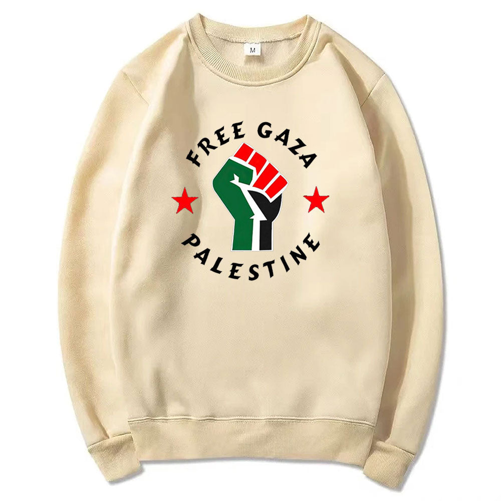 Suéter solidario de Palestina y Gaza libre 