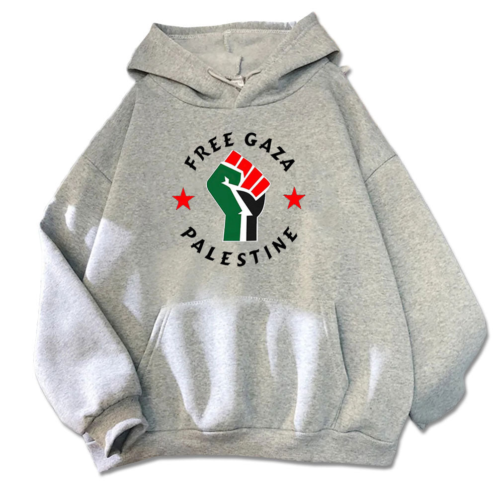 Sudadera con capucha de solidaridad con Palestina y Gaza libre 