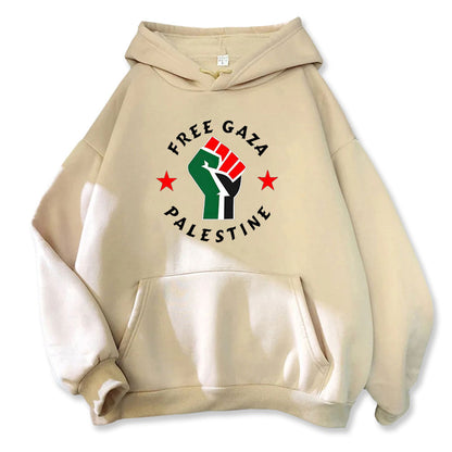 Sudadera con capucha de solidaridad con Palestina y Gaza libre 