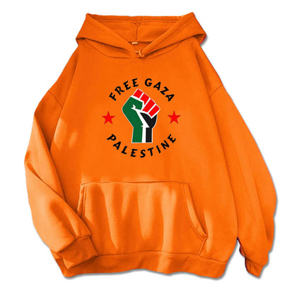 Sudadera con capucha de solidaridad con Palestina y Gaza libre 