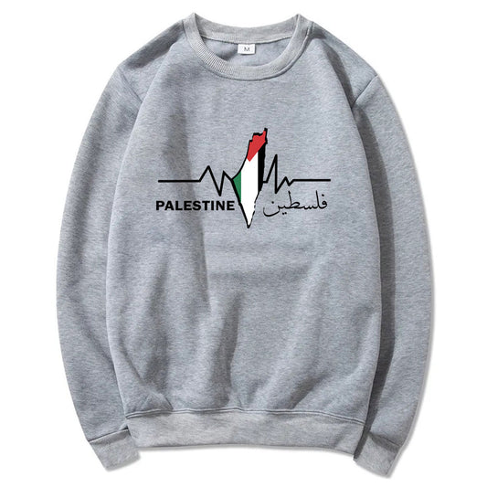 Palestine Falasteen Heartbeat Sweater