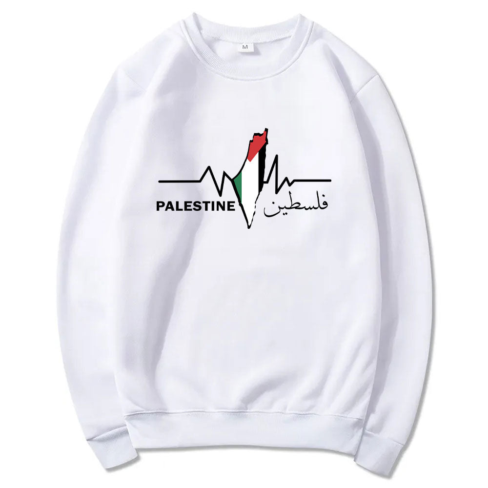 Suéter Palestina Falasteen Heartbeat 