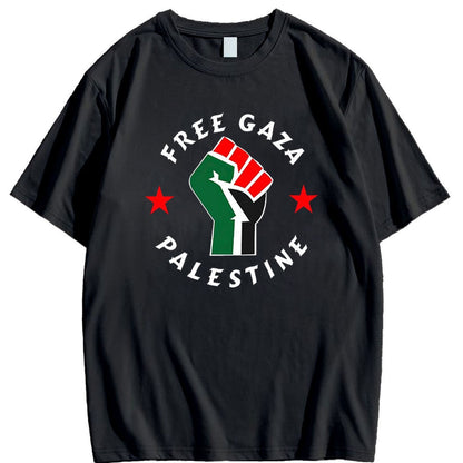 Camiseta de solidaridad con Palestina y Gaza libre