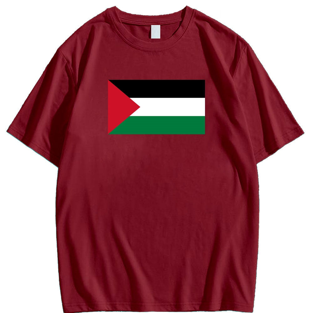 Camiseta con la bandera de Palestina