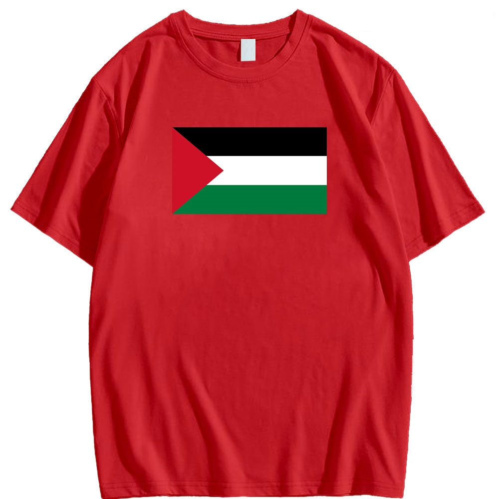 Camiseta con la bandera de Palestina