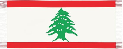 Lebanon Flag Shawl