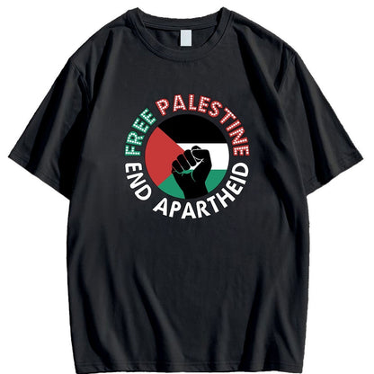 Camiseta Palestina Libre Fin del Apartheid