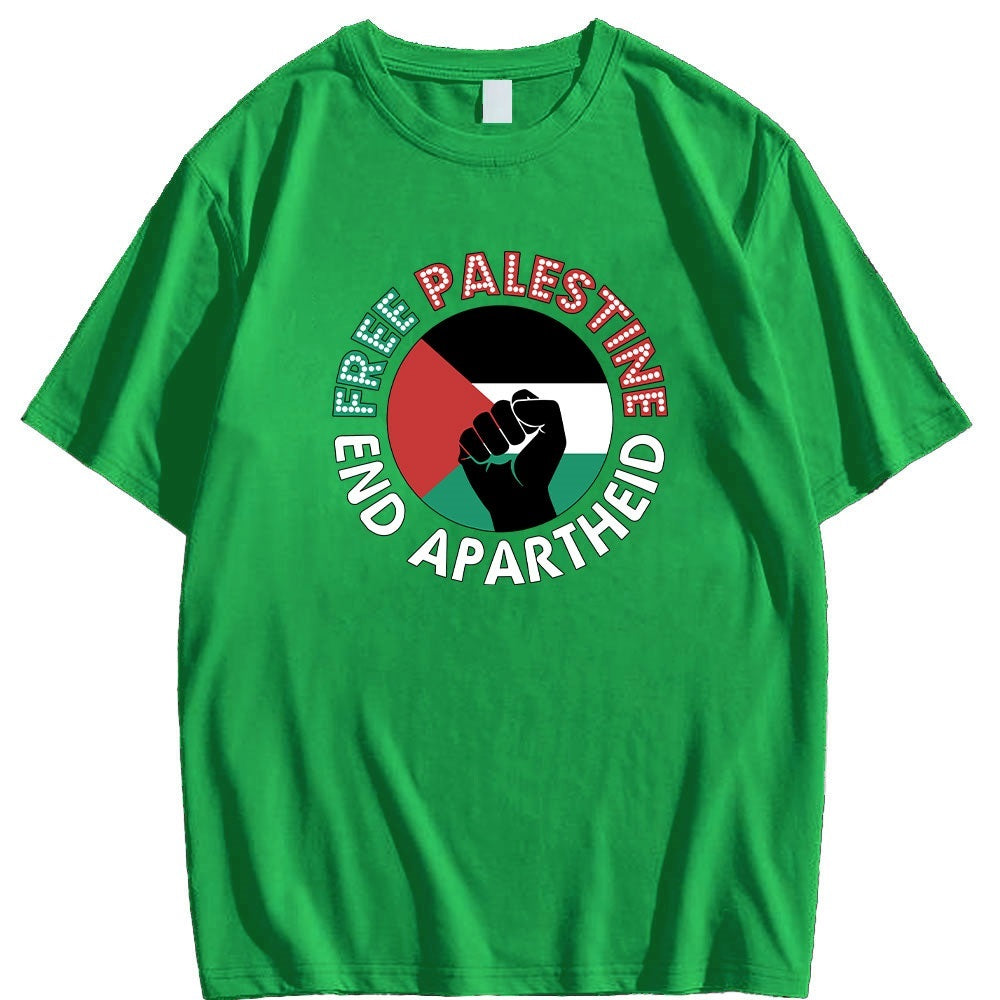 Camiseta Palestina Libre Fin del Apartheid