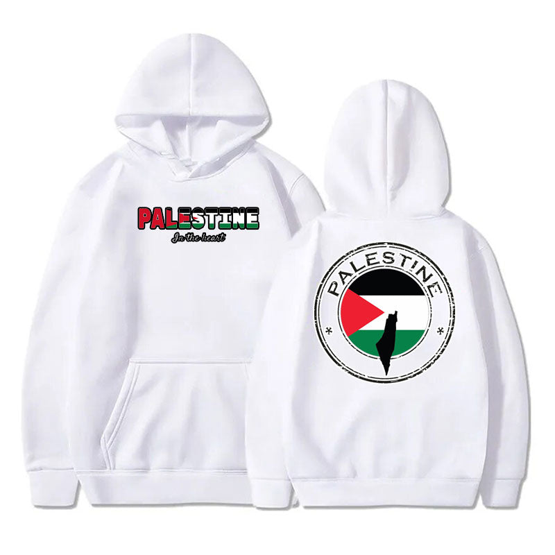 Palestine In The Heart Hoodie (Different Styles Available) - Project Palestine