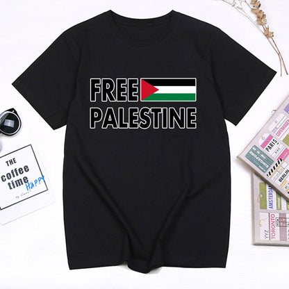 Black / XS Free Palestine Shirt | Project Palestine