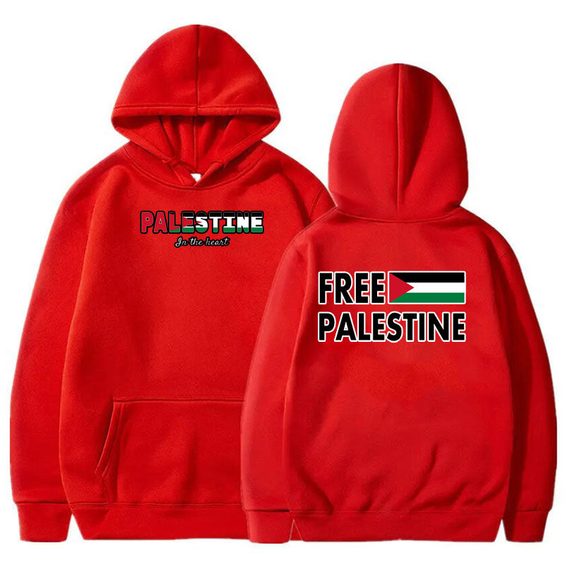 Palestine In The Heart Hoodie (Different Styles Available) - Project Palestine