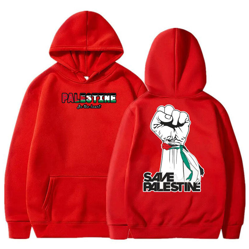 Palestine In The Heart Hoodie (Different Styles Available) - Project Palestine