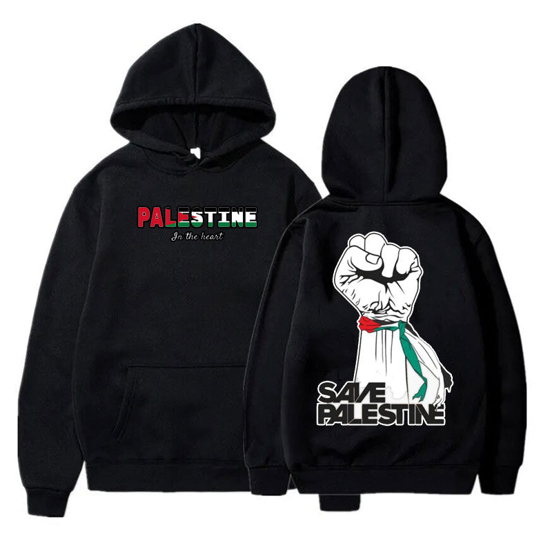 Palestine In The Heart Hoodie (Different Styles Available) - Project Palestine