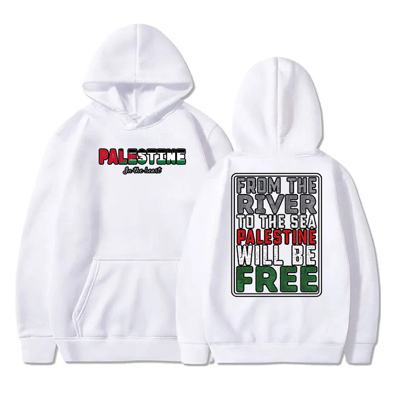 Palestine In The Heart Hoodie (Different Styles Available) - Project Palestine