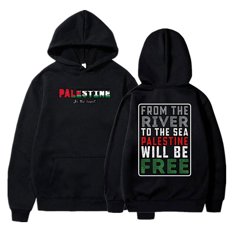 Palestine In The Heart Hoodie (Different Styles Available) - Project Palestine