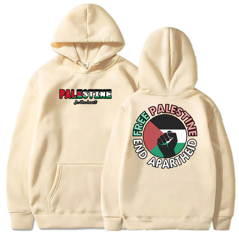 Palestine In The Heart Hoodie (Different Styles Available) - Project Palestine