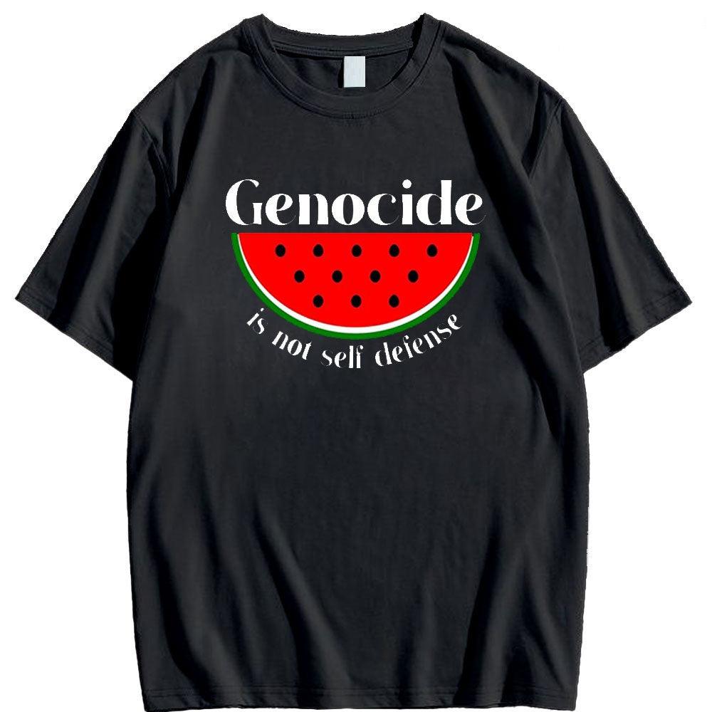 Camiseta "El genocidio no es autodefensa"