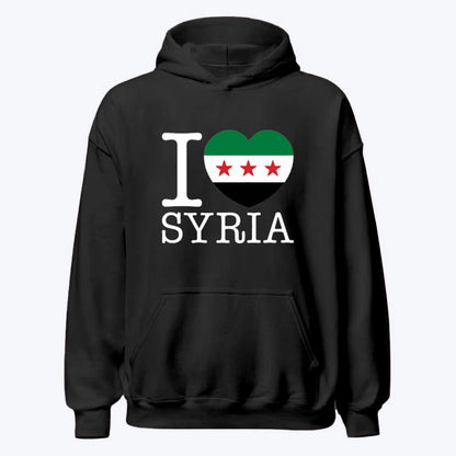 Sudadera con capucha "Amo a Siria"