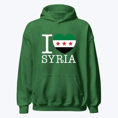 Sudadera con capucha "Amo a Siria"