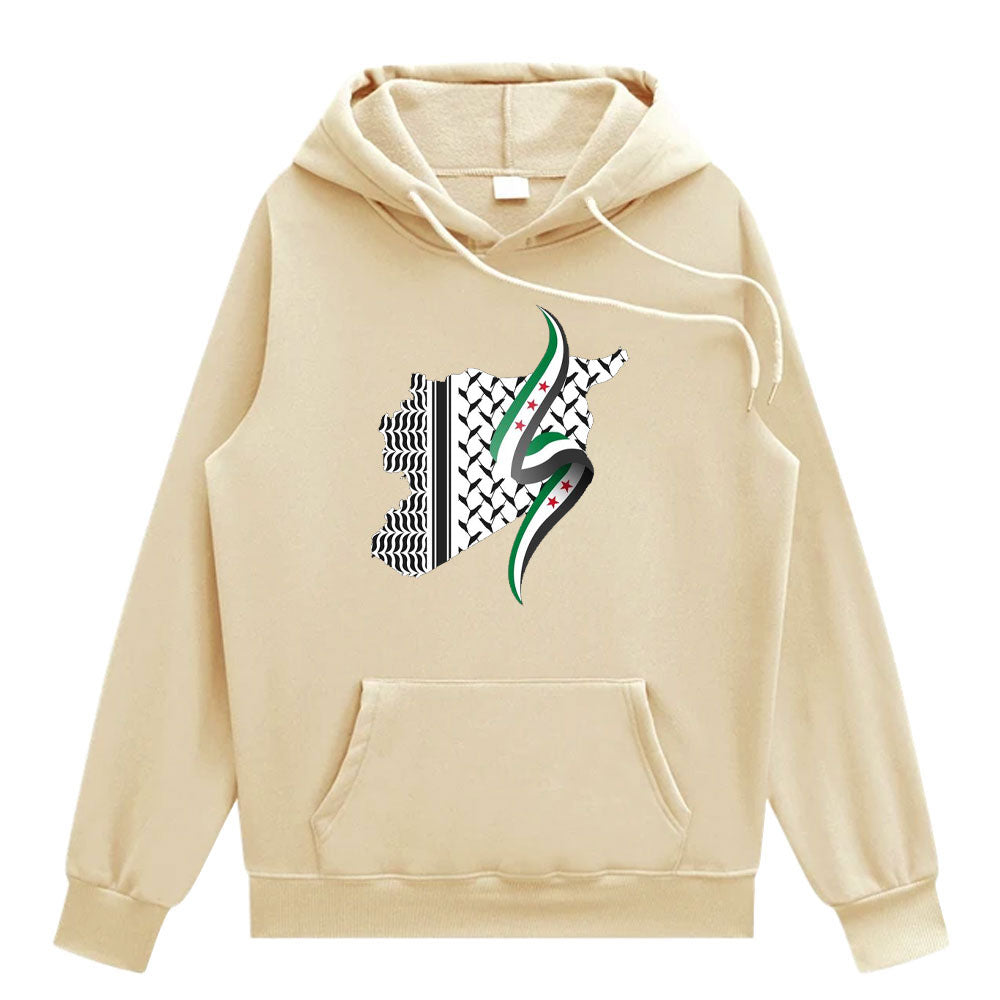 Syrian Keffiyeh Geography Hoodie