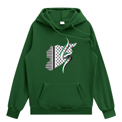 Syrian Keffiyeh Geography Hoodie