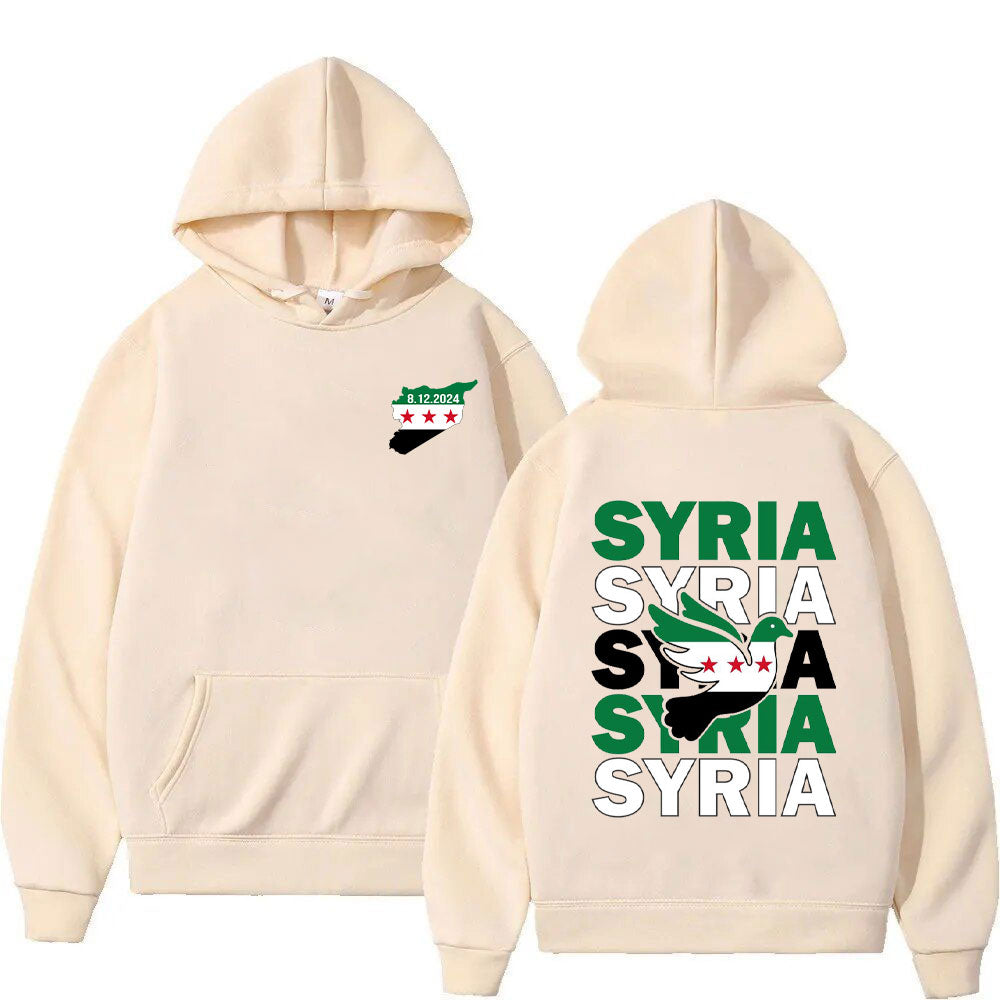 Sudadera con capucha de paloma siria