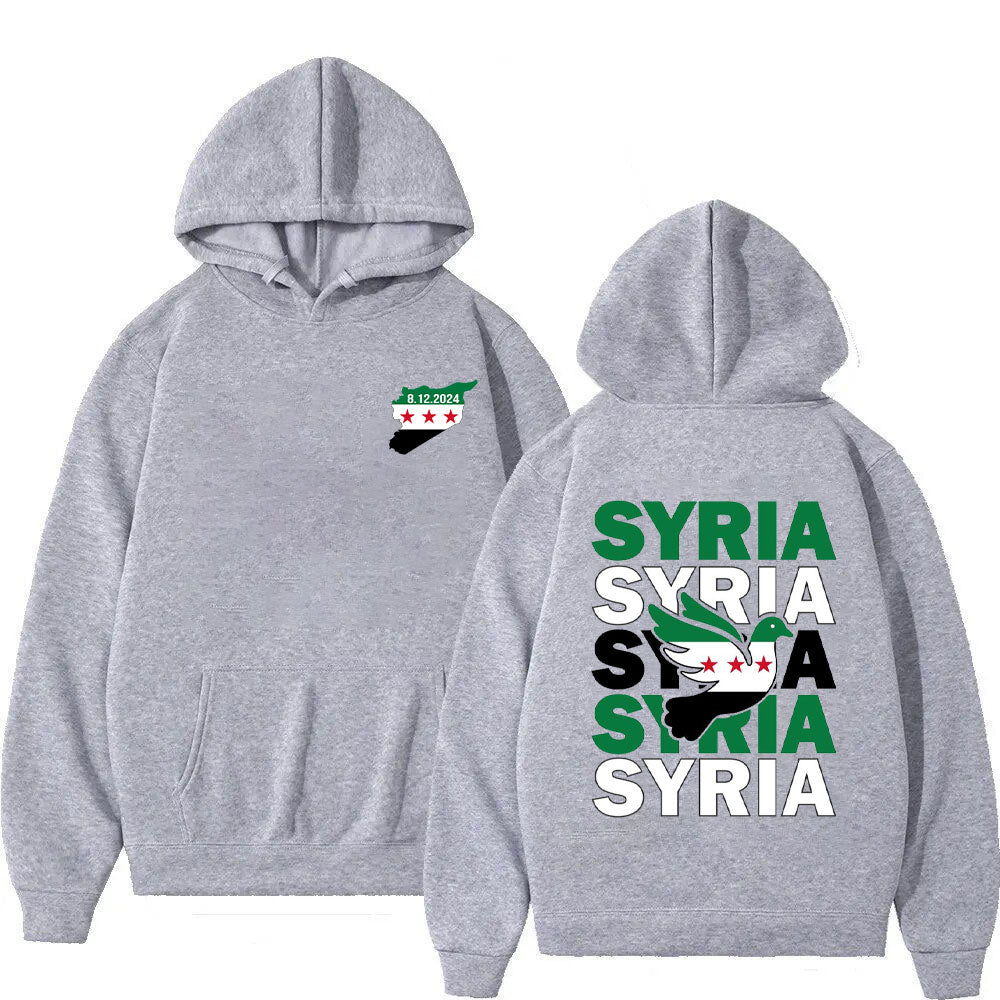 Sudadera con capucha de paloma siria