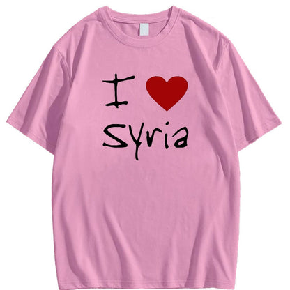 Camiseta "Amo a Siria"